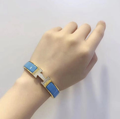 [Triumph Jewelry]H CLOUD BLUE BRACELET GOLD DIAMOND