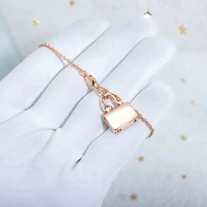 [Triumph Jewelry]AMULETTE PEDANT ROSE GOLD NECKLACE