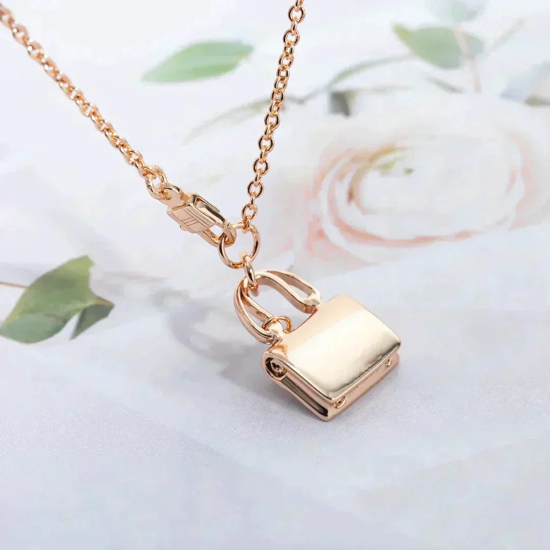 [Triumph Jewelry]AMULETTE PEDANT ROSE GOLD NECKLACE
