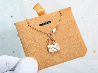 [Triumph Jewelry]AMULETTE PEDANT ROSE GOLD NECKLACE
