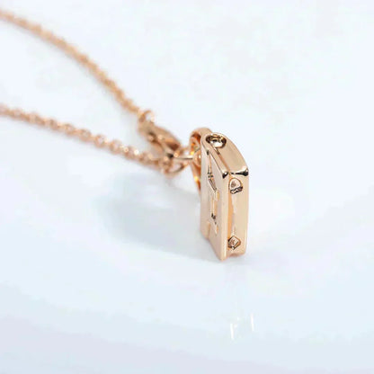 [Triumph Jewelry]AMULETTE PEDANT ROSE GOLD NECKLACE