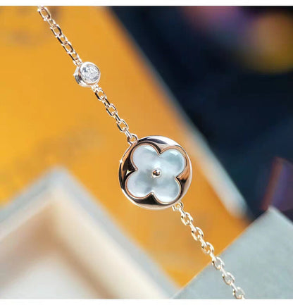 [Triumph Jewelry]SUN MOP GOLD 1 DIAMOND NECKLACE