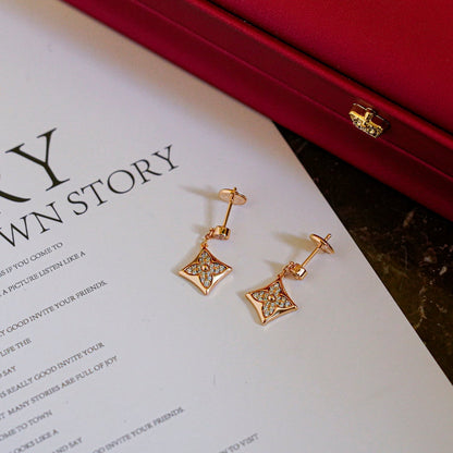[Triumph Jewelry]STAR DIAMONDS EARRINGS GOLD