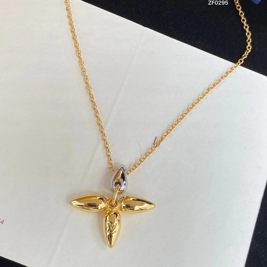[Triumph Jewelry]LOUISETTE PEDANT GOLD NECKLACE