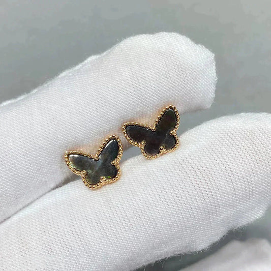[Triumph Jewelry]BUTTERFLY DARK MOP  EARRINGS