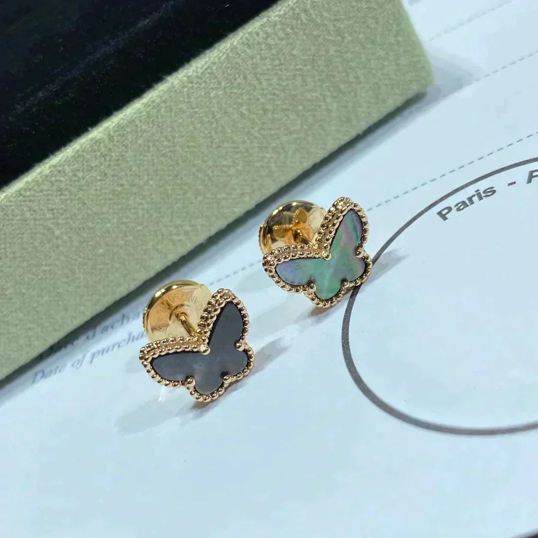 [Triumph Jewelry]BUTTERFLY DARK MOP  EARRINGS