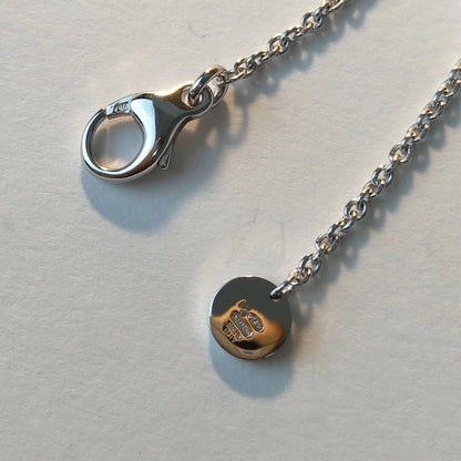 [Triumph Jewelry]ZERO 1 BLACK CERAMIC SILVER NECKLACE
