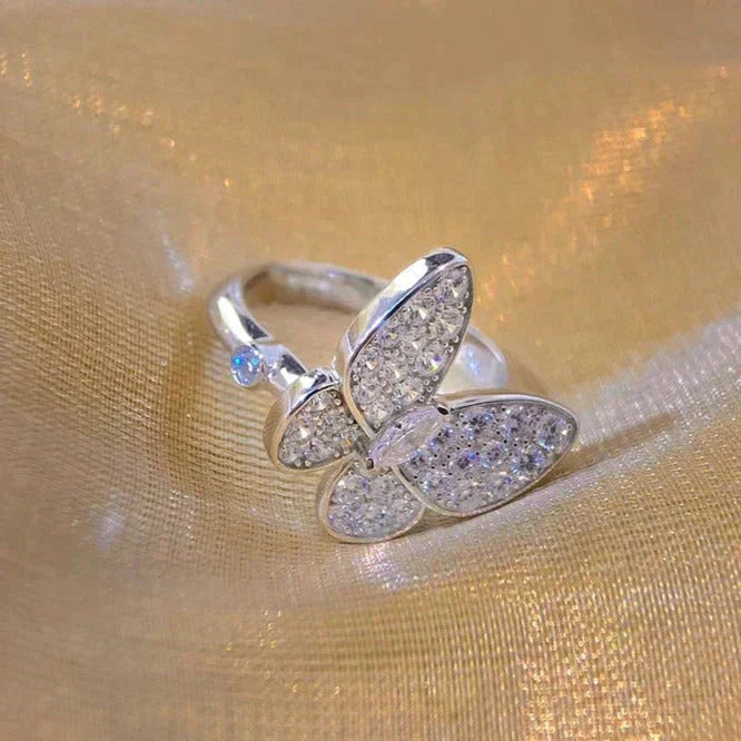 [Triumph Jewelry]BUTTERFLY DIAMOND RING