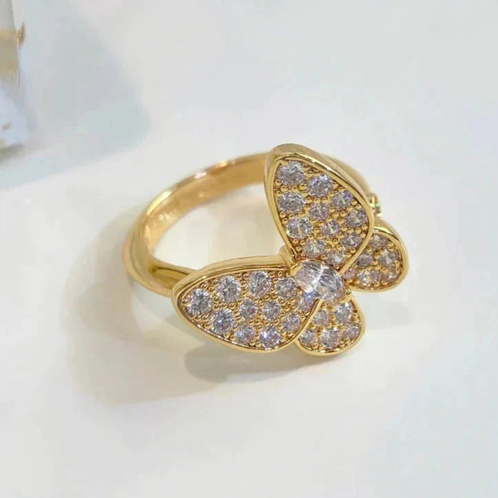 [Triumph Jewelry]BUTTERFLY DIAMOND RING