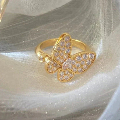 [Triumph Jewelry]BUTTERFLY DIAMOND RING