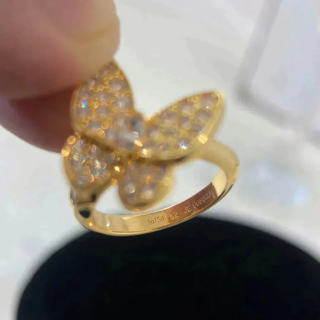 [Triumph Jewelry]BUTTERFLY DIAMOND RING