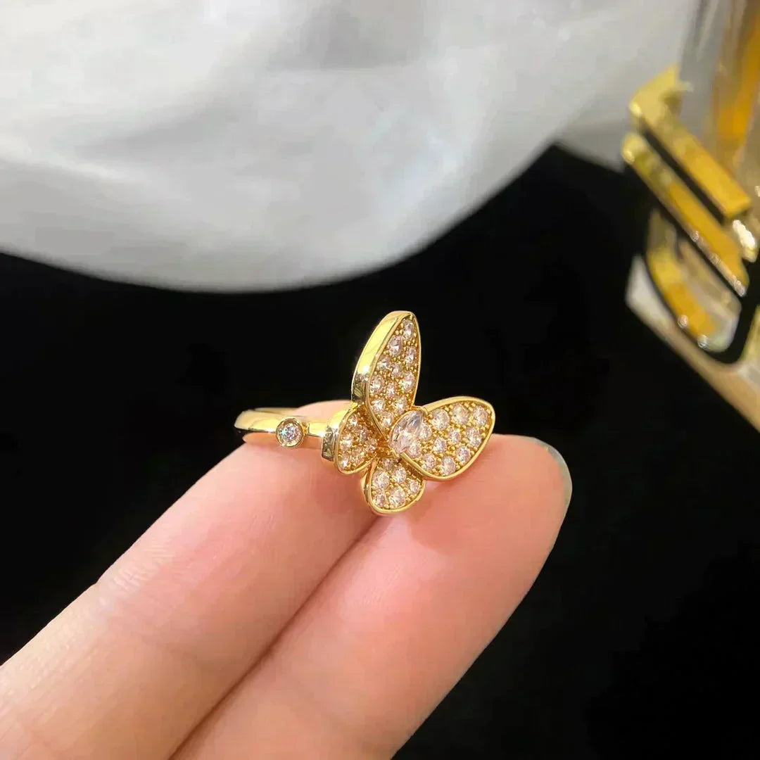 [Triumph Jewelry]BUTTERFLY DIAMOND RING