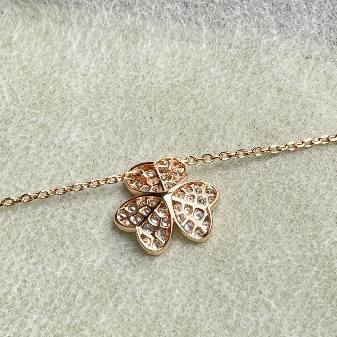 [Triumph Jewelry]FLOWER DIAMOND NECKLACE