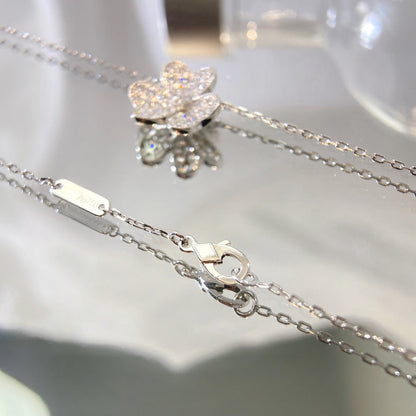 [Triumph Jewelry]FLOWER DIAMOND NECKLACE