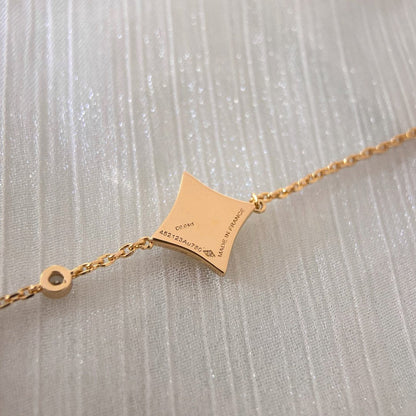 [Triumph Jewelry]COLOR STAR CARNELIAN PINK GOLD DIAMOND BRACELET