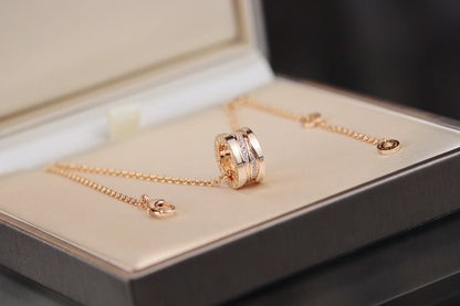 [Triumph Jewelry]ZERO 1 PINK GOLD DIAMOND NECKLACE