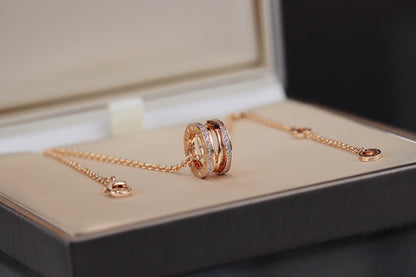 [Triumph Jewelry]ZERO 1 PINK GOLD NECKLACE