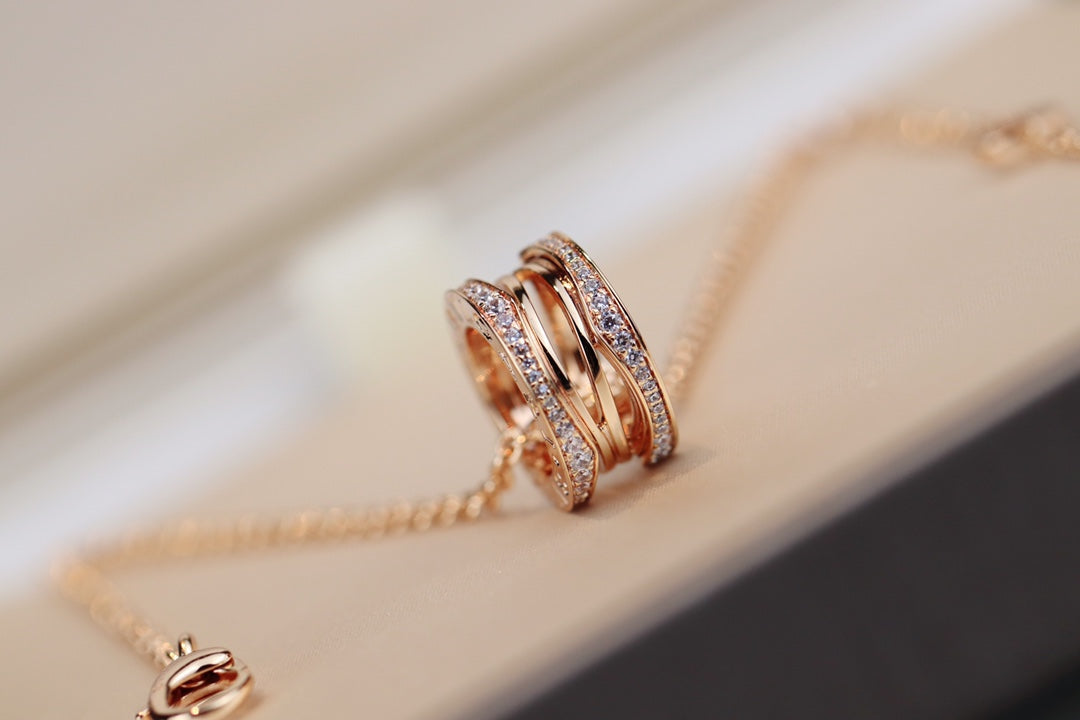 [Triumph Jewelry]ZERO 1 PINK GOLD NECKLACE