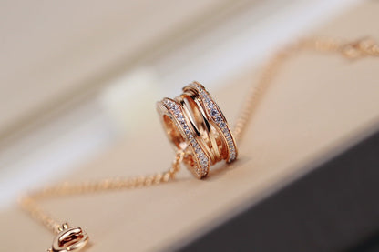 [Triumph Jewelry]ZERO 1 PINK GOLD NECKLACE