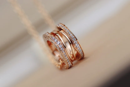 [Triumph Jewelry]ZERO 1 PINK GOLD NECKLACE