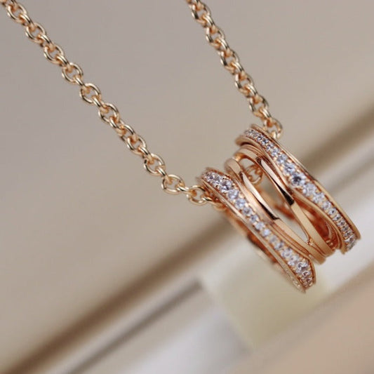 [Triumph Jewelry]ZERO 1 PINK GOLD NECKLACE