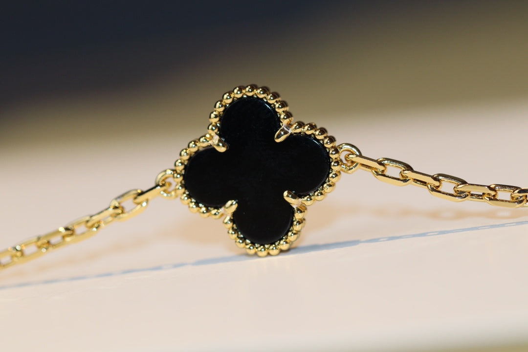 [Triumph Jewelry]CLOVER 20 MOTIFS ONYX ROSE GOLD