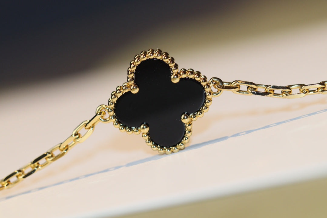 [Triumph Jewelry]CLOVER 20 MOTIFS ONYX ROSE GOLD