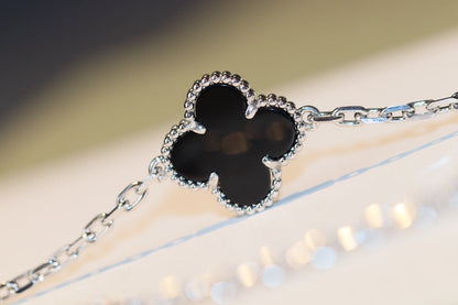 [Triumph Jewelry]CLOVER 20 MOTIFS ONYX DIAMOND SILVER