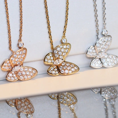 [Triumph Jewelry]BUTTERFLY DIAMOND NECKLACE