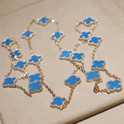 [Triumph Jewelry]CLOVER 20 MOTIFS TURQUOISE GOLD