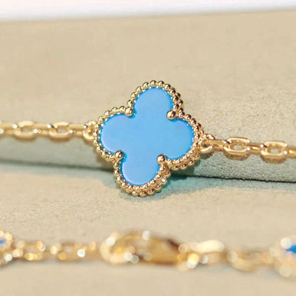 [Triumph Jewelry]CLOVER 20 MOTIFS TURQUOISE GOLD
