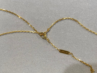 [Triumph Jewelry]CLOVER 25MM NECKLACE GOLD CARNELIAN