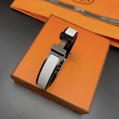 [Triumph Jewelry]H BRACELET 12MM BLACK WHITE CERAMIC