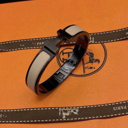 [Triumph Jewelry]H BRACELET 12MM BLACK BEIGE CERAMIC