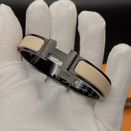 [Triumph Jewelry]H BRACELET 12MM BLACK BEIGE CERAMIC