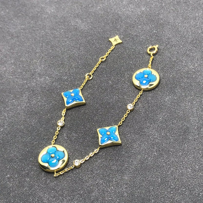 [Triumph Jewelry]STAR AND SUN TURQUOISE 4 MOTIFS 3 DIAMONDS