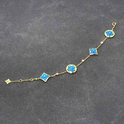 [Triumph Jewelry]STAR AND SUN TURQUOISE 4 MOTIFS 3 DIAMONDS
