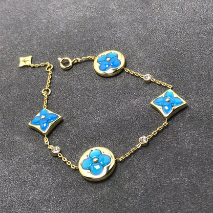 [Triumph Jewelry]STAR AND SUN TURQUOISE 4 MOTIFS 3 DIAMONDS