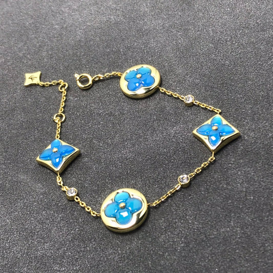 [Triumph Jewelry]STAR AND SUN TURQUOISE 4 MOTIFS 3 DIAMONDS