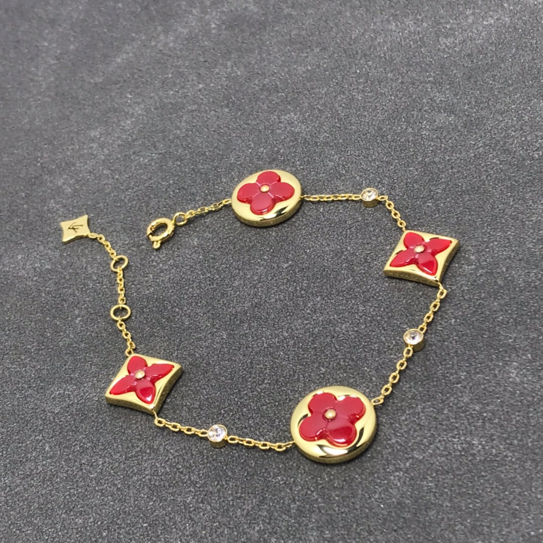 [Triumph Jewelry]STAR AND SUN CARNELIAN 4 MOTIFS 3 DIAMONDS