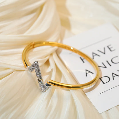 [Triumph Jewelry]VOLTE UPSITE DOWN GOLD DIAMOND BRACELET