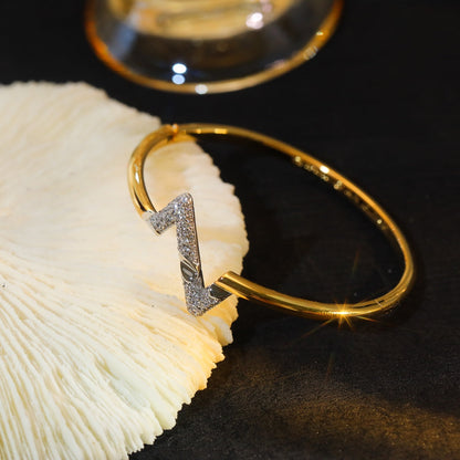 [Triumph Jewelry]VOLTE UPSITE DOWN GOLD DIAMOND BRACELET