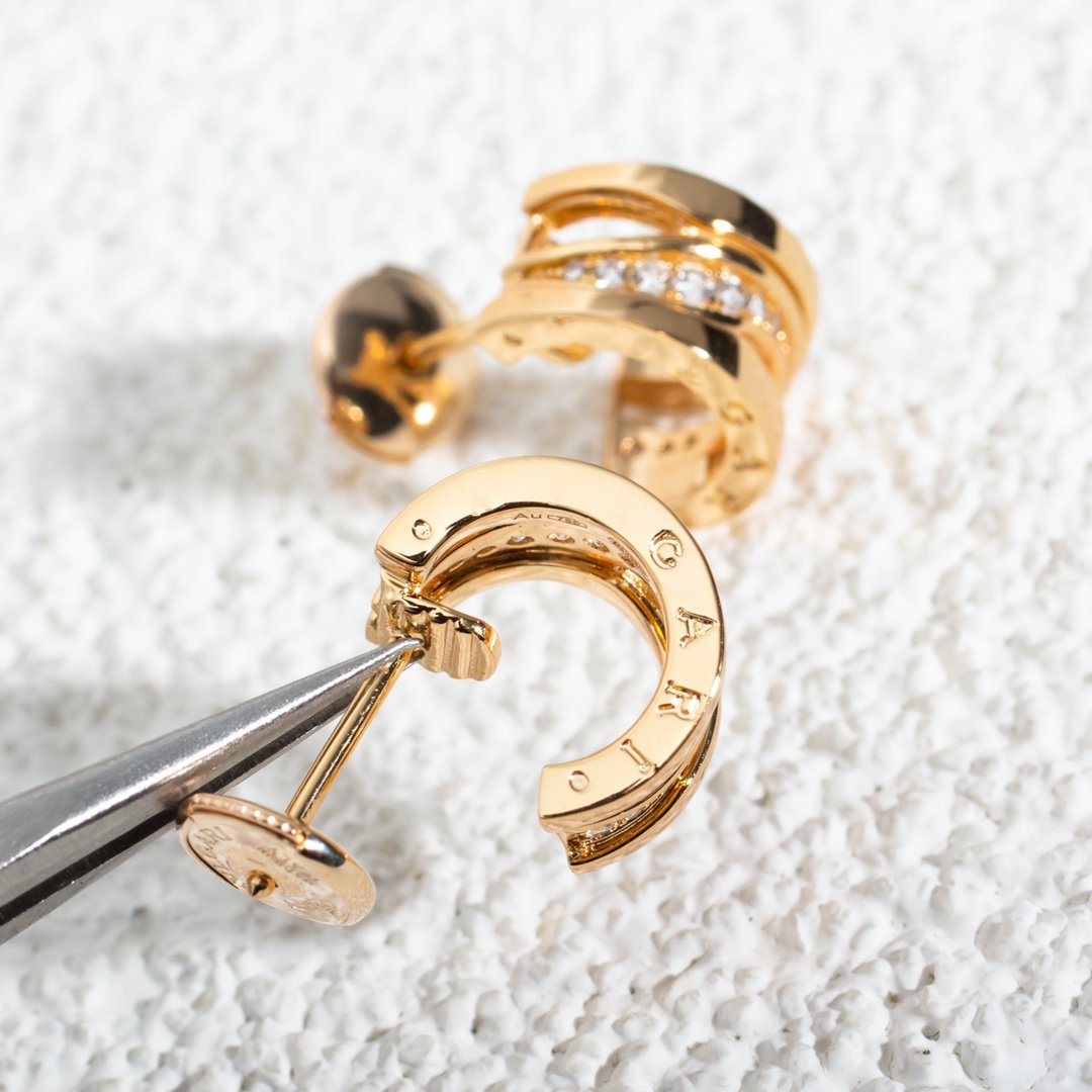 [Triumph Jewelry]ZERO 1 PINK GOLD DIAMONDS EARRINGS