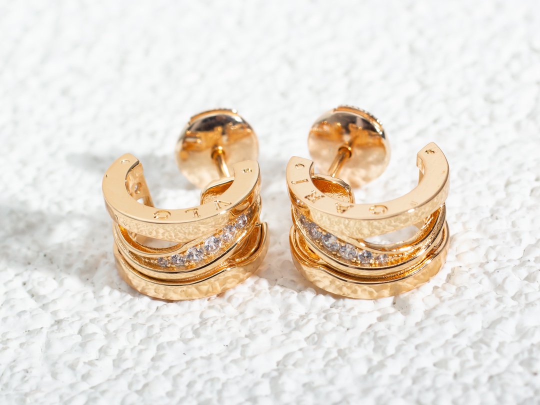 [Triumph Jewelry]ZERO 1 PINK GOLD DIAMONDS EARRINGS