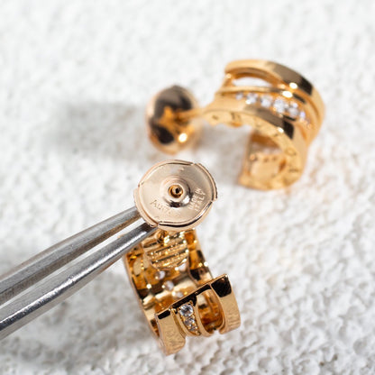 [Triumph Jewelry]ZERO 1 PINK GOLD DIAMONDS EARRINGS