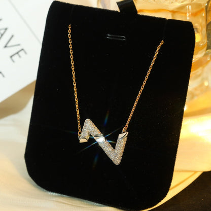 [Triumph Jewelry]VOLT SILVER DIAMOND PEDANT NECKLACE