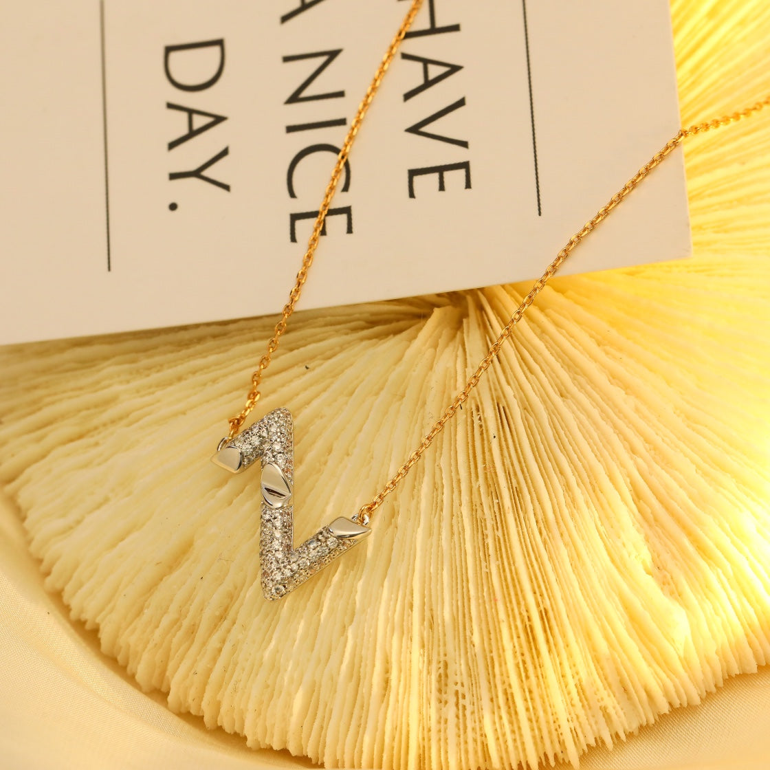 [Triumph Jewelry]VOLT SILVER DIAMOND PEDANT NECKLACE