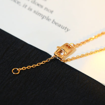 [Triumph Jewelry]STAR AND SUN DIAMOND PINK GOLD NECKLACE