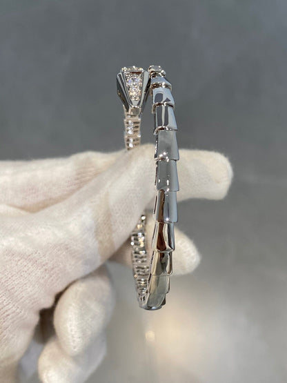 [Triumph Jewelry]SERPENTI BRACELET DIAMONDS SILVER