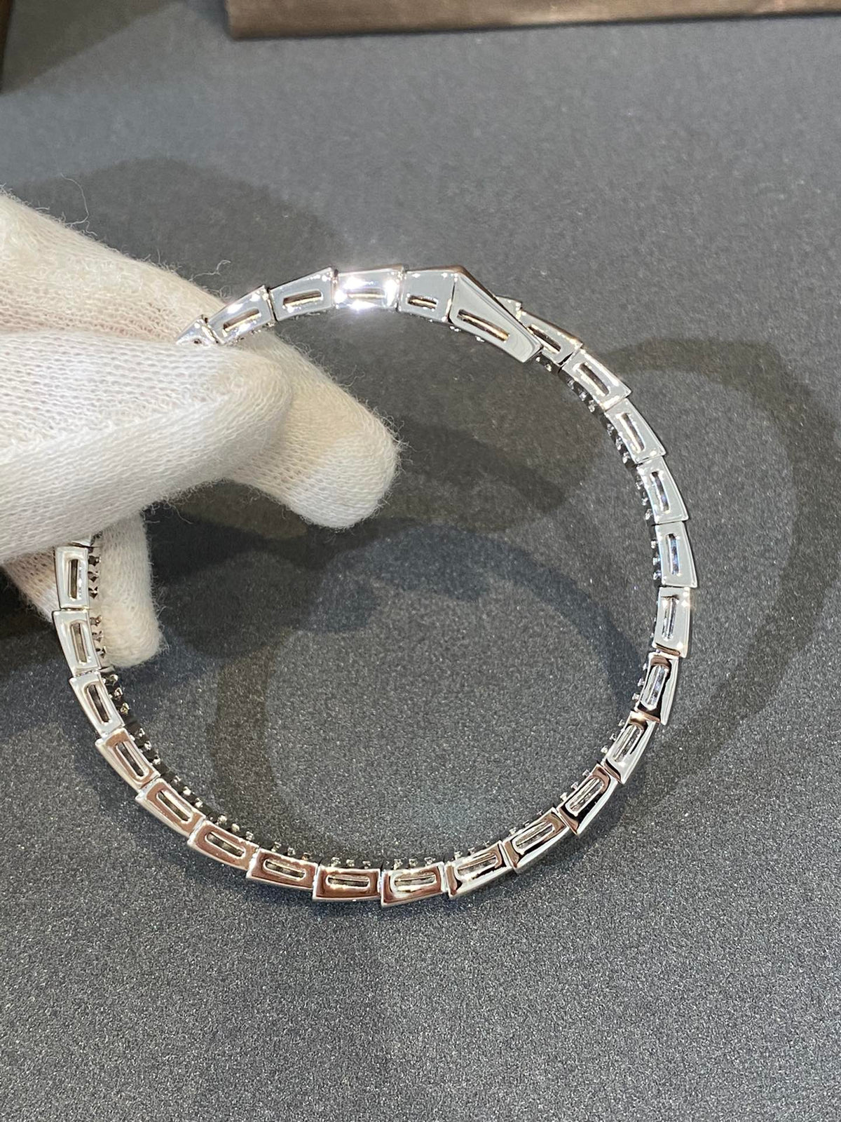 [Triumph Jewelry]SERPENTI BRACELET DIAMONDS SILVER